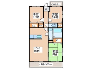 ステラ２３Ｓ棟の物件間取画像